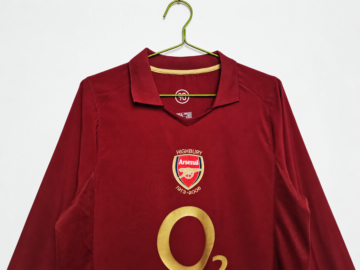 Arsenal 2005-06 Home Shirt - Long Sleeve 