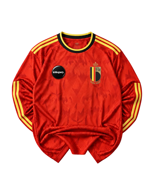 Belgium 2026 Home Shirt - Long Sleeve 