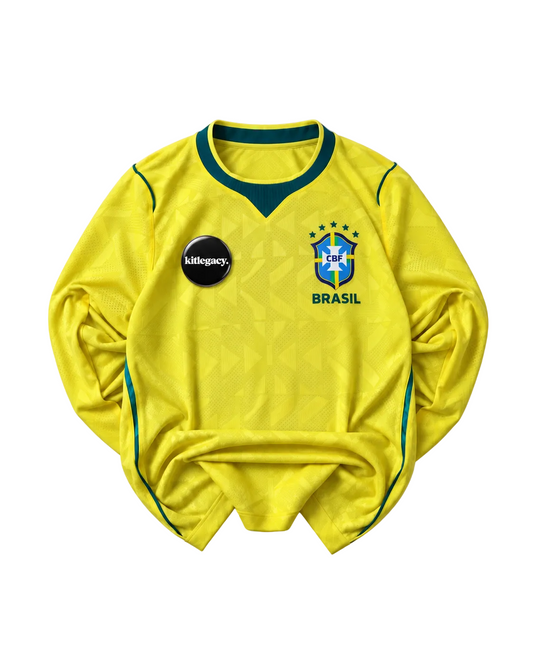 Brazil 2026 Home Shirt - Long Sleeve 