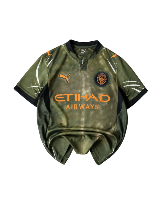 Special Edition Manchester City Olive Camo Shirt 