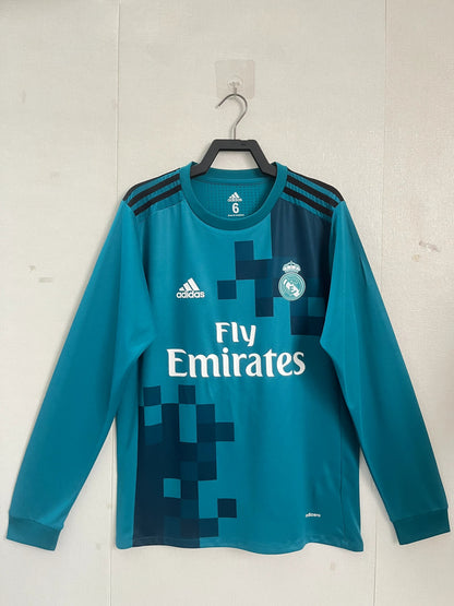 Real Madrid 2017-18 Third Shirt - Long Sleeve 