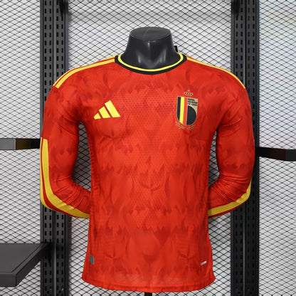 Belgium 2026 Home Shirt - Long Sleeve 
