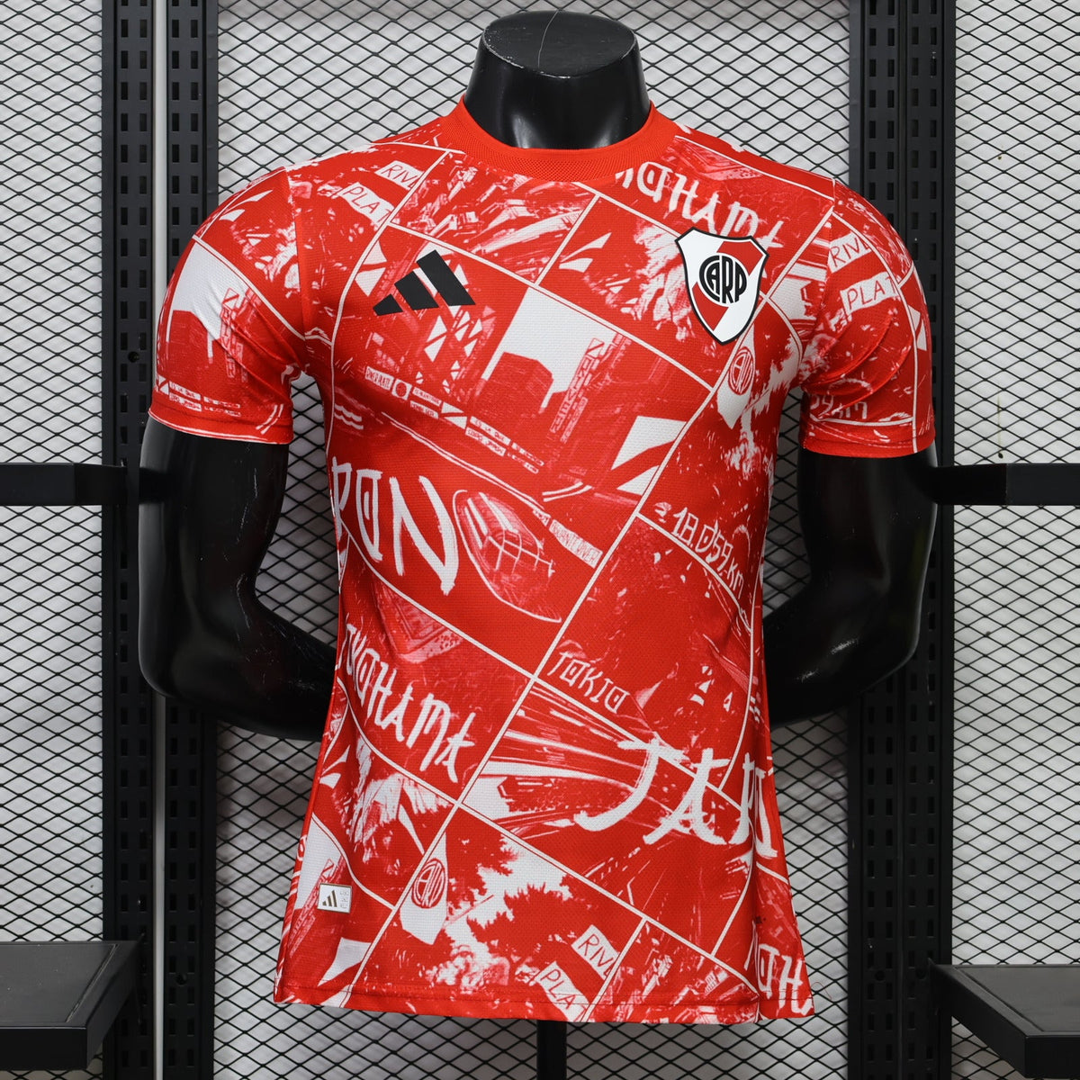 Special Edition River Plate Red Graffiti Shirt 