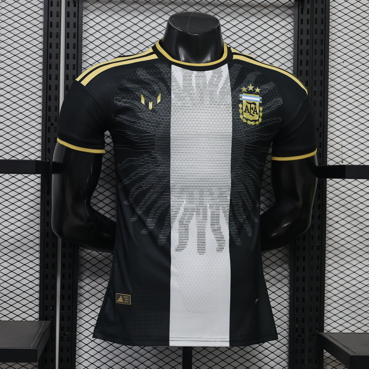 Special Edition Argentina Messi Black Farewell Shirt 