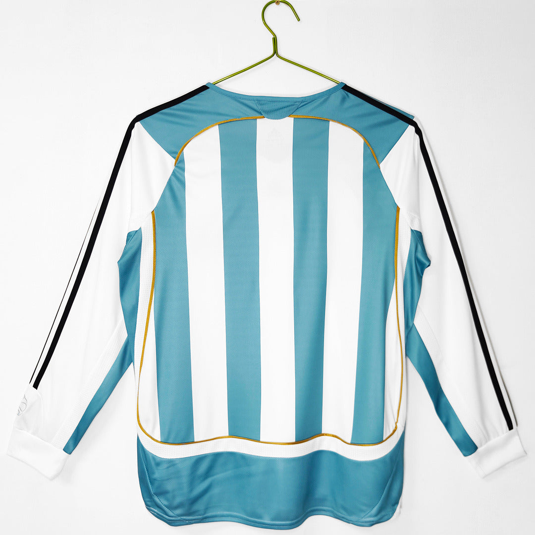 Argentina 2006 Home Shirt - Long Sleeve 