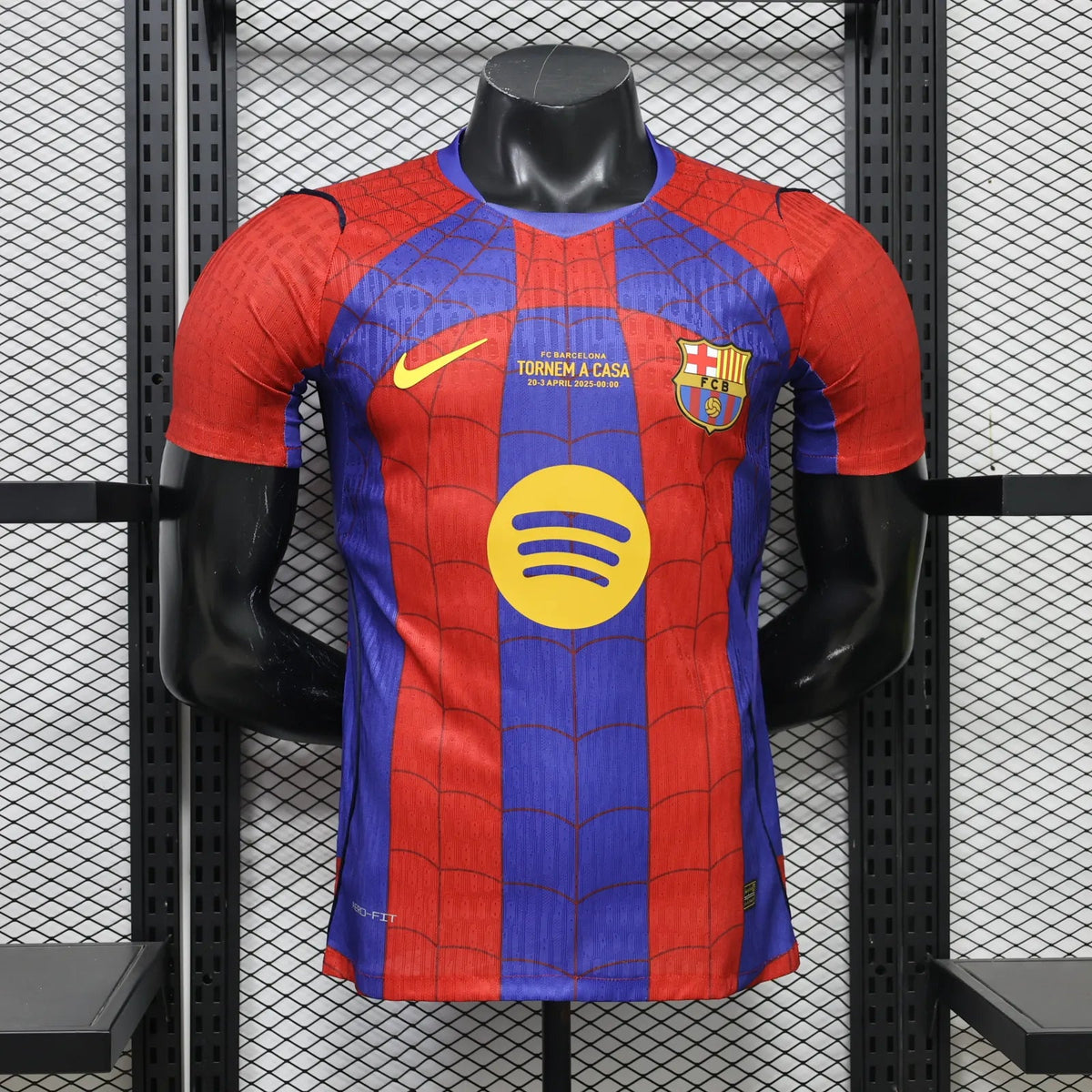 Special Edition FC Barcelona x Spiderman Shirt 