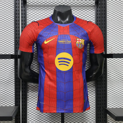 Special Edition FC Barcelona x Spiderman Shirt 