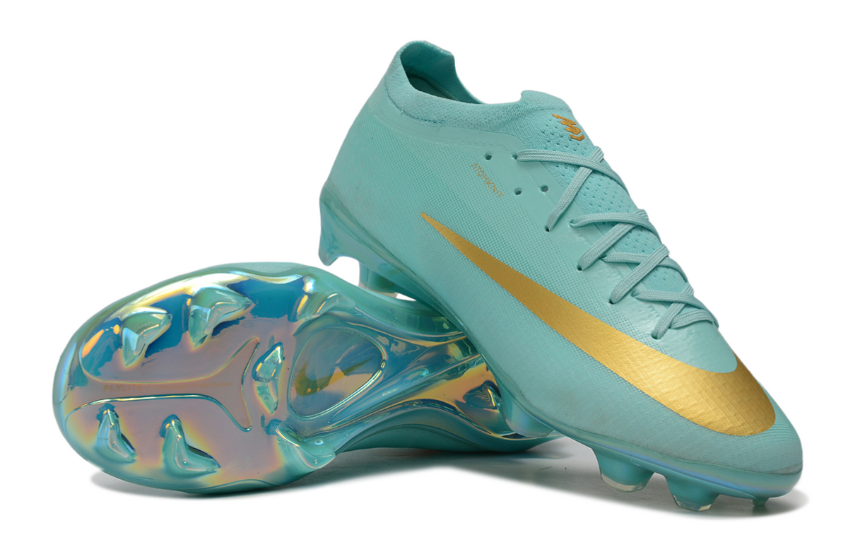 Nike Air Zoom Mercurial Vapor 16 Elite FG - Teal/Gold 