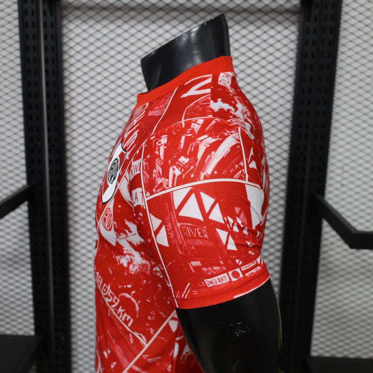 Special Edition River Plate Red Graffiti Shirt 