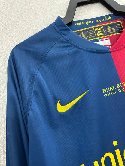 FC Barcelona 2008-09 UCL Final Shirt - Long Sleeve 