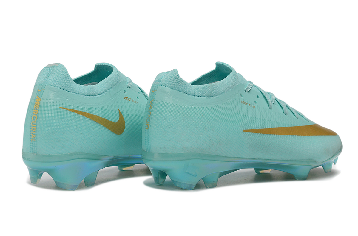 Nike Air Zoom Mercurial Vapor 16 Elite FG - Teal/Gold 