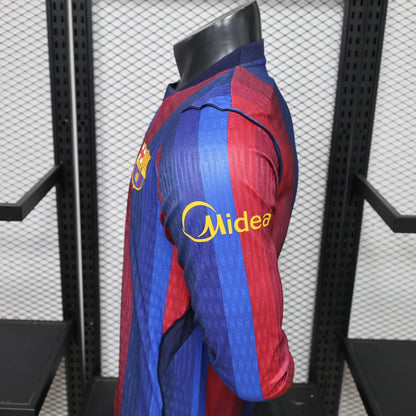 FC Barcelona 2026-27 Home Shirt - Long Sleeve 