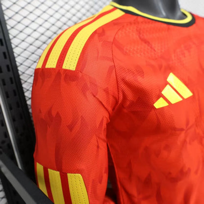 Belgium 2026 Home Shirt - Long Sleeve 