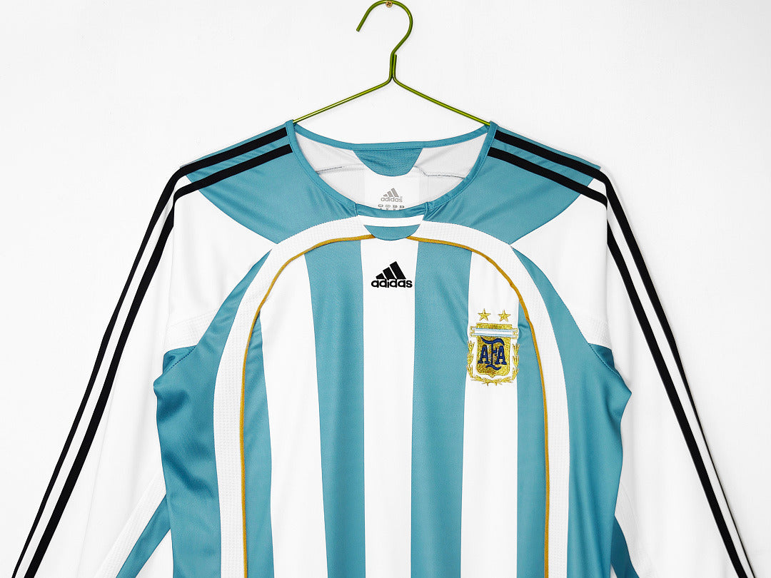 Argentina 2006 Home Shirt - Long Sleeve 