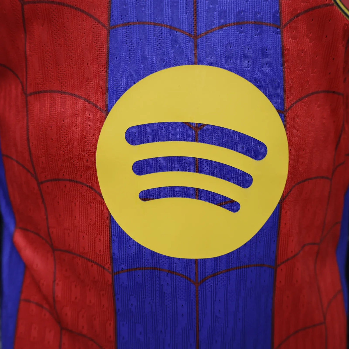 Special Edition FC Barcelona x Spiderman Shirt 
