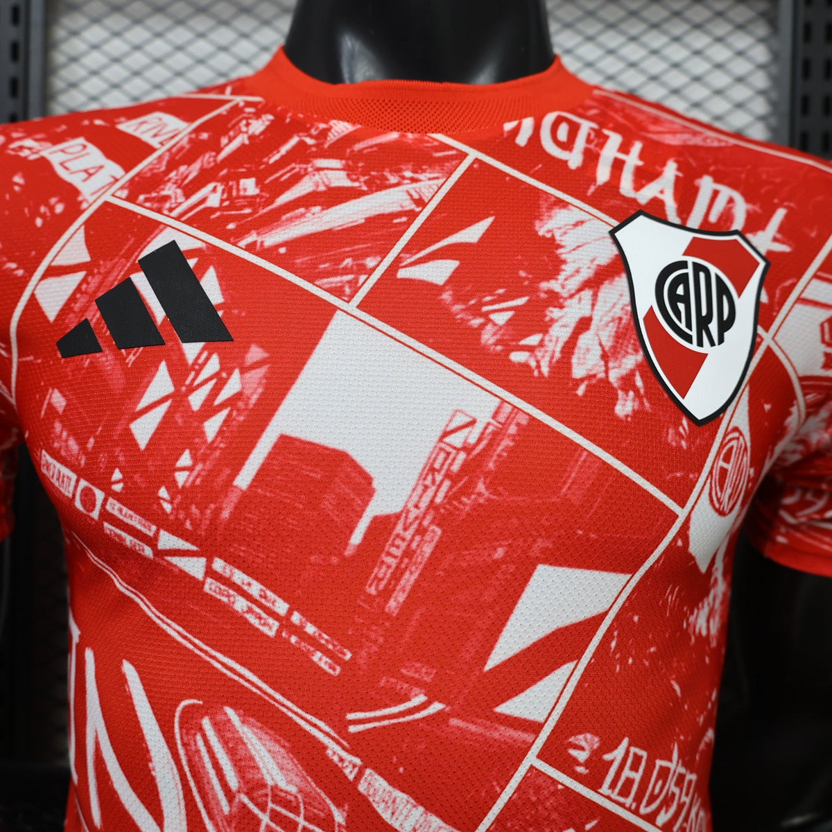 Special Edition River Plate Red Graffiti Shirt 