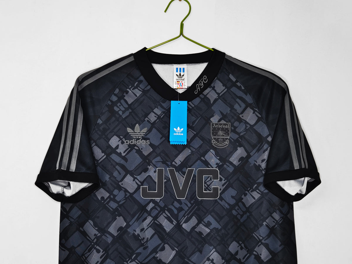 Arsenal 1990-92 Black Away Shirt 