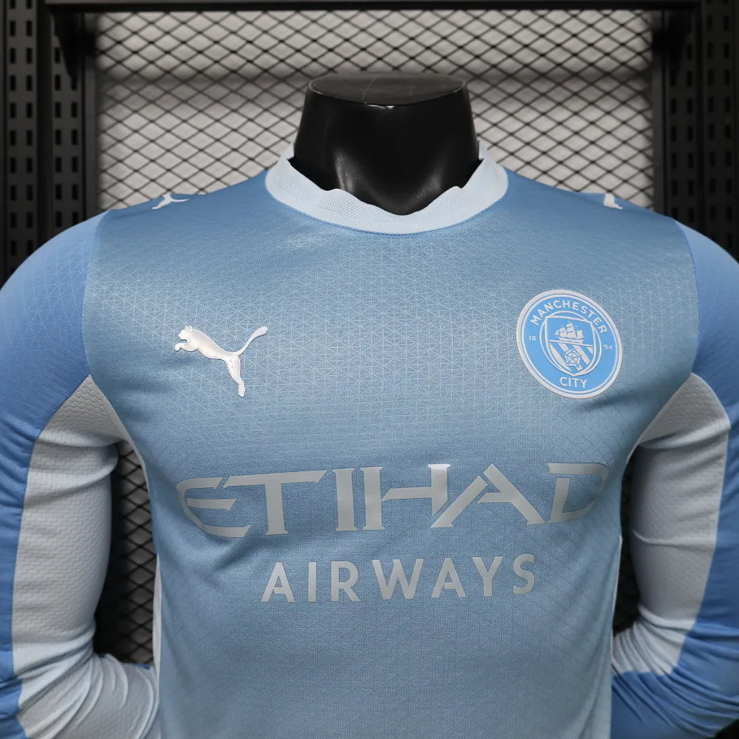 Manchester City 2026-27 Home Shirt - Long Sleeve 