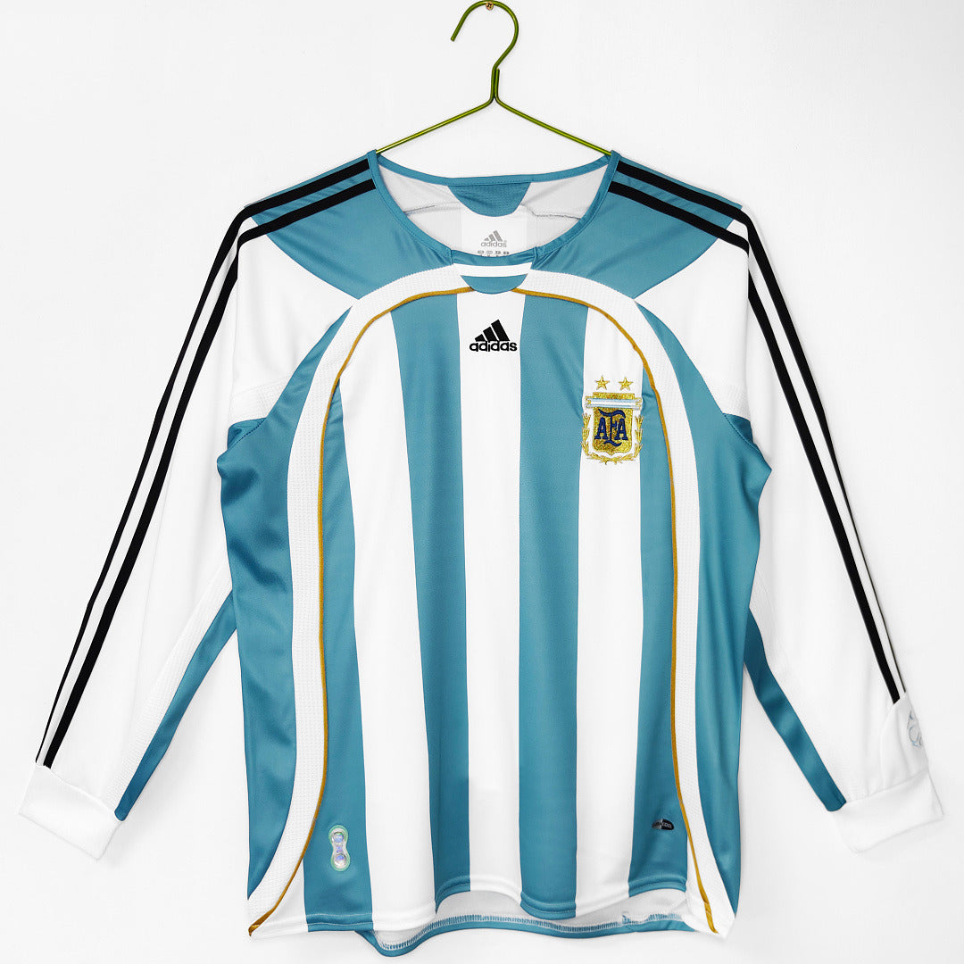 Argentina 2006 Home Shirt - Long Sleeve 
