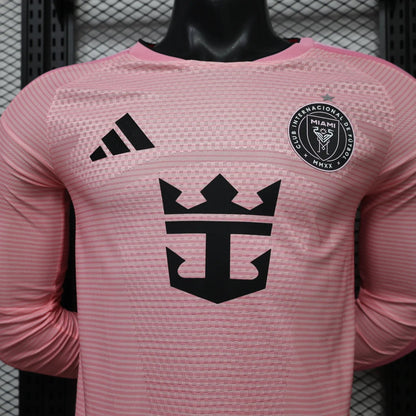 Inter Miami 2026-27 Home Shirt - Long Sleeve 