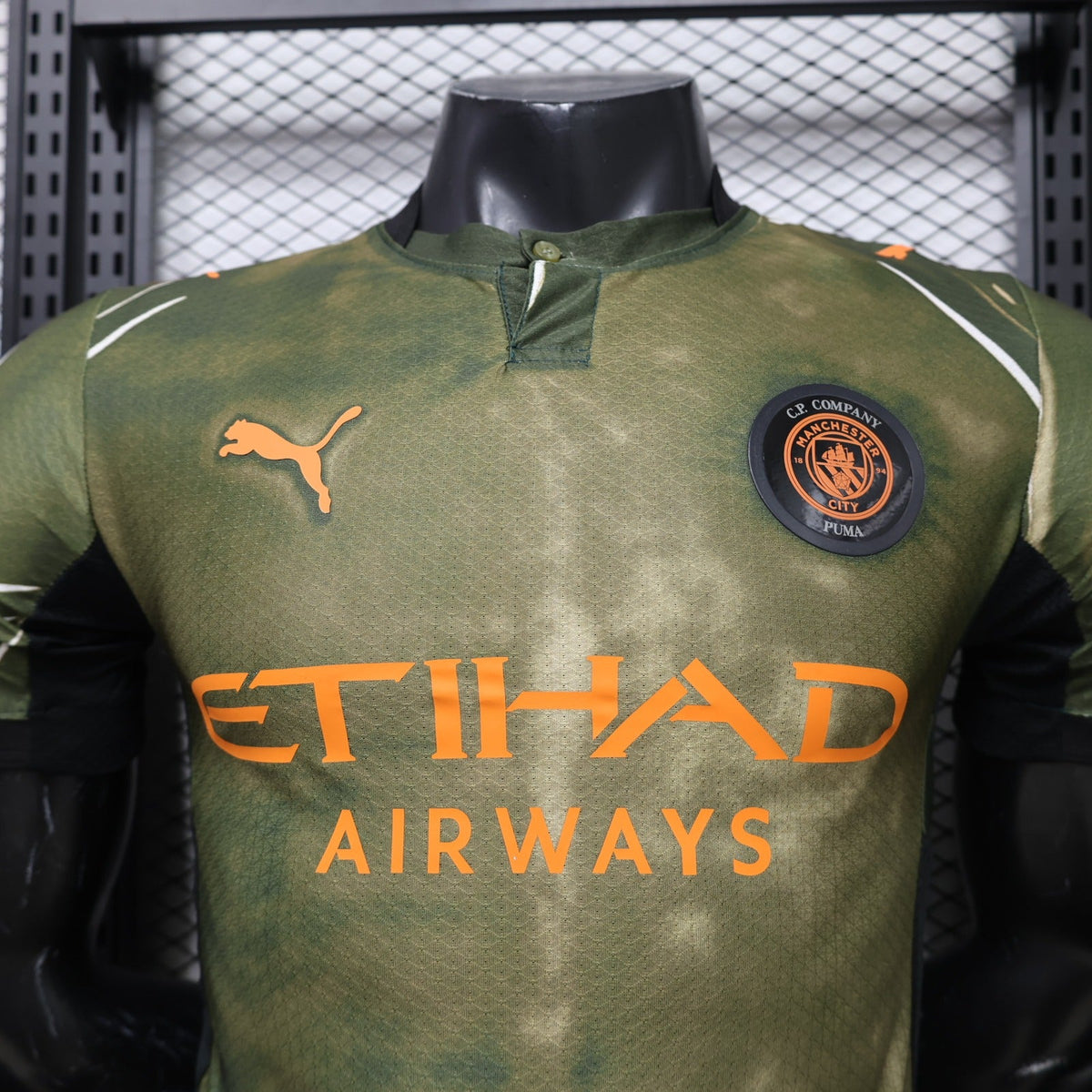Special Edition Manchester City Olive Camo Shirt 