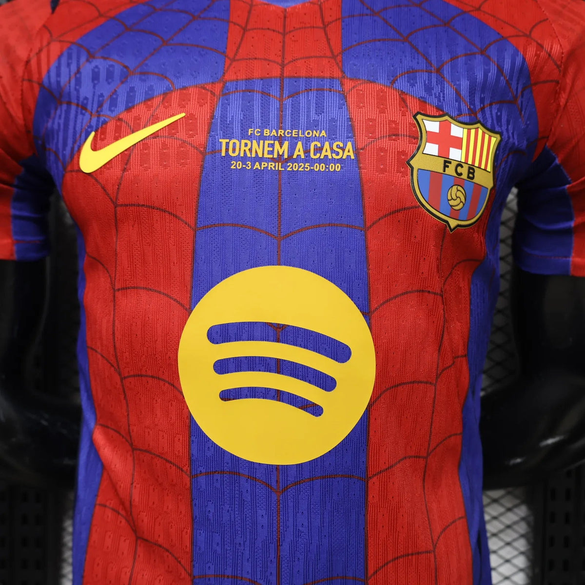 Special Edition FC Barcelona x Spiderman Shirt 