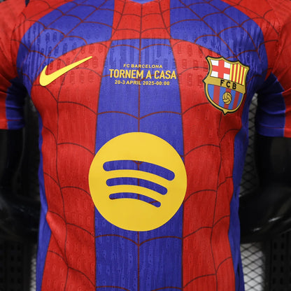 Special Edition FC Barcelona x Spiderman Shirt 