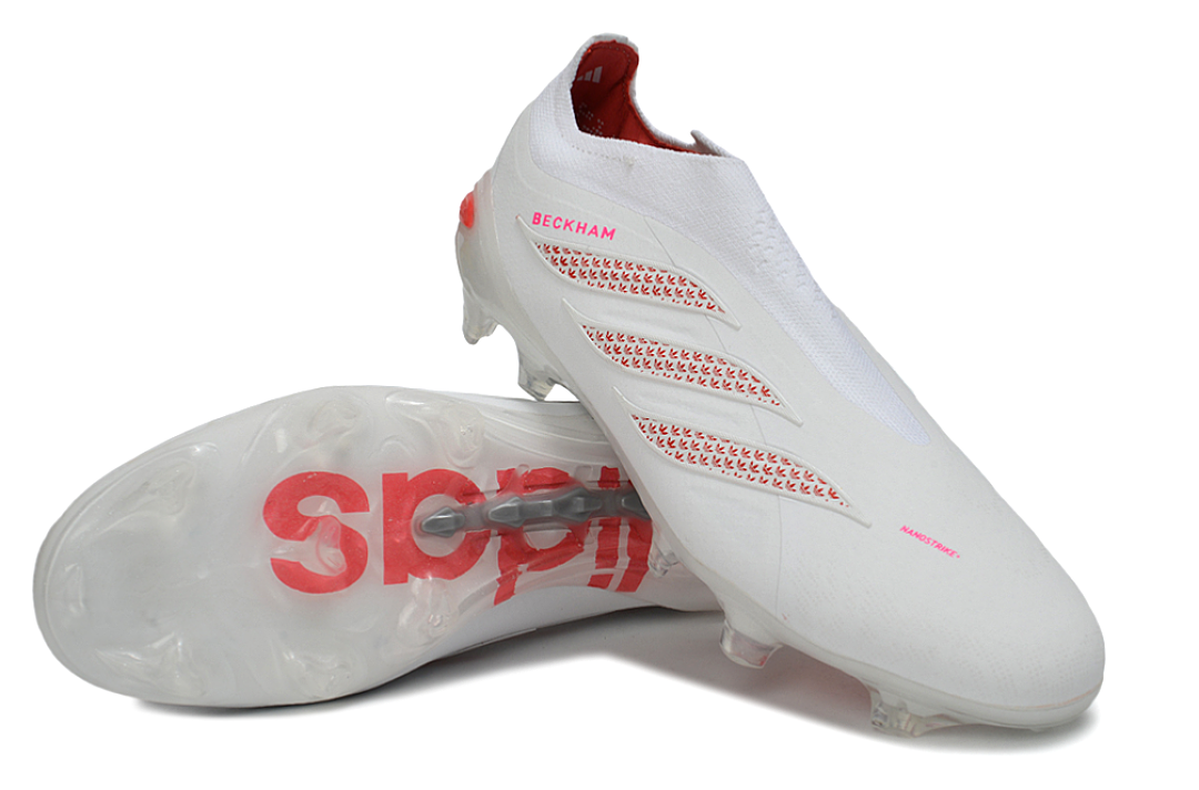 Adidas Predator 26 Elite LL FG - David Beckham Edition (White/Red) 