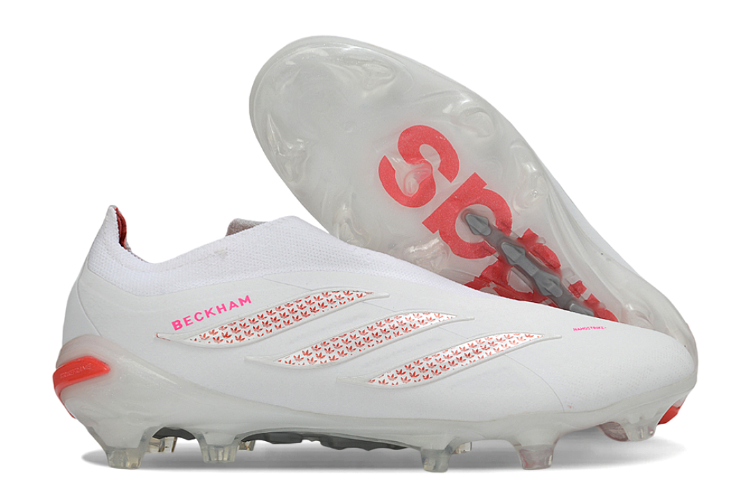 Adidas Predator 26 Elite LL FG - David Beckham Edition (White/Red) 
